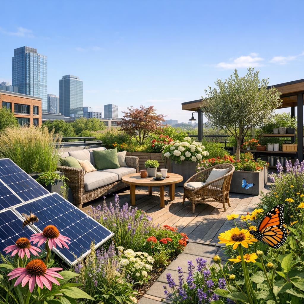 Read more about the article Naturnahes Wohnen beginnt oben: Wie Dächer Lebensraum, Klima und Garten beeinflussen