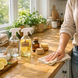 Read more about the article Was passiert in deinem Zuhause, wenn du auf natürliche Reiniger umsteigst?