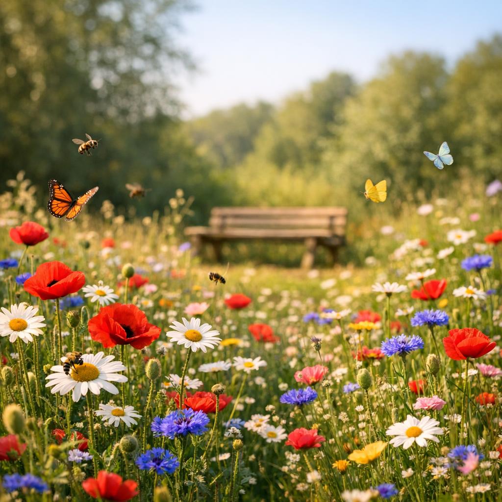 You are currently viewing Wildblumenwiese statt Rasen: Mehr Vielfalt, weniger Aufwand