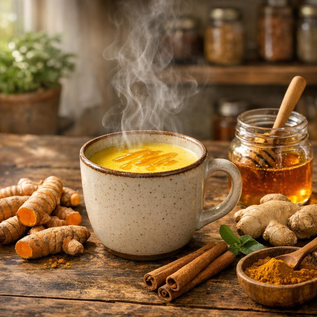 Read more about the article Goldene Milch mit Honig: Wohltuend und natürlich süß